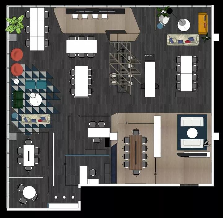 办公室设计新目标 区域多样化工作空间